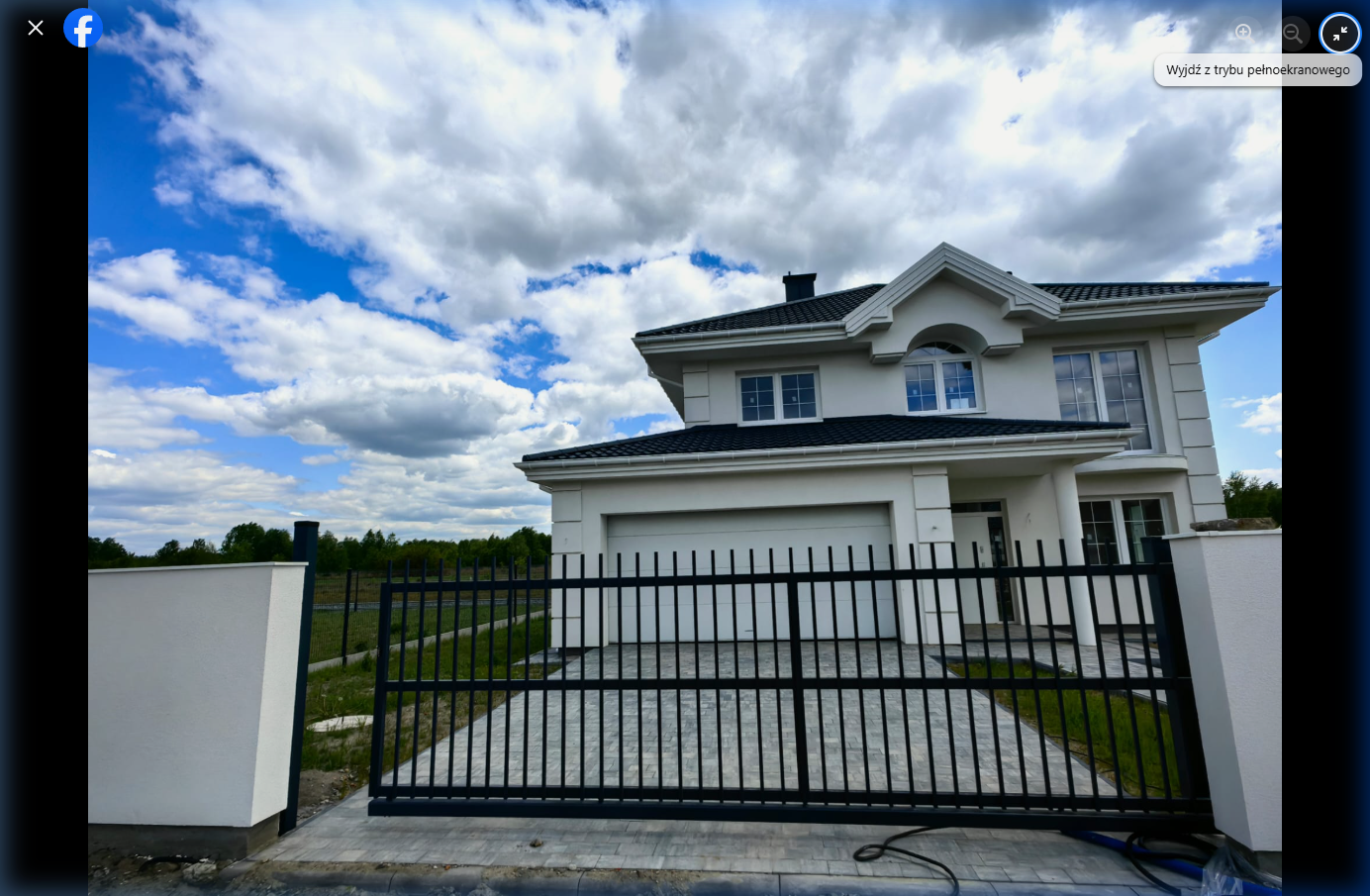 Brama z wzorem laserowym antracyt